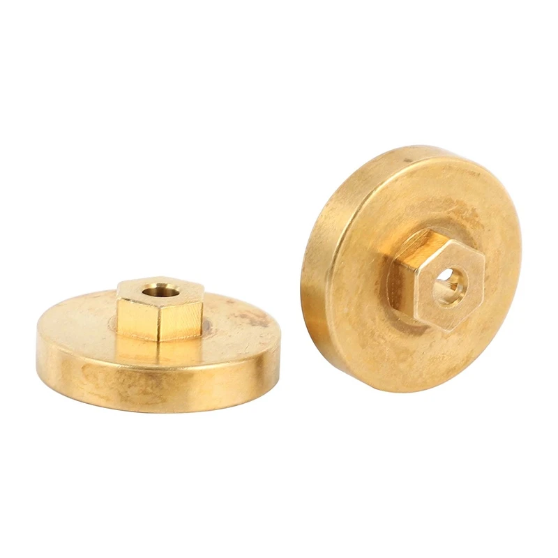 

4Pcs/Set Br Heavy Duty Wheel Hubs Combiner Counterweight for Axial SCX24 90081 1:24 RC Rock Crawlers Car