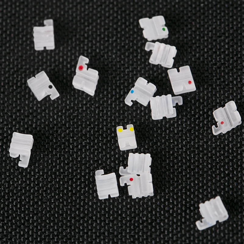 

5sets/100pcs Dental Orthodontic Ceramic Brackets MBT/Roth 022 345 Hooks