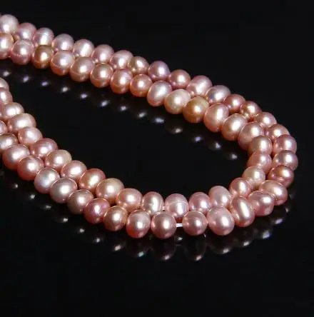 

New Arrival Favorite Pearl Loose Beads 4MM Natural Purple Real Freshwater Pearls For Women DIY Jewelry Making Necklace Bracelet