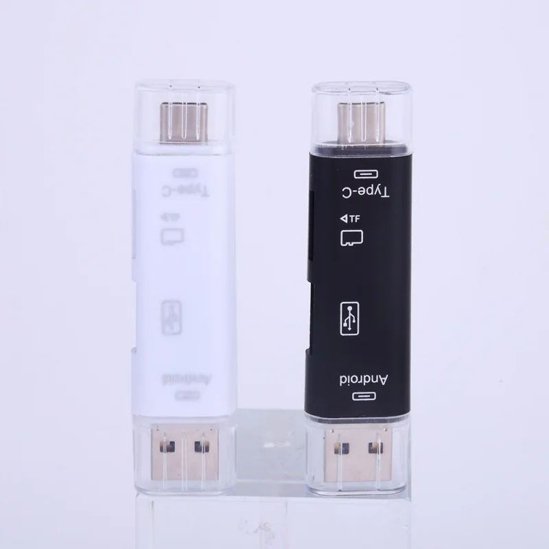 3 в 1 type-C кард-ридер Micro usb type-C флэш-накопитель адаптер разъем Высокоскоростной TF кард-ридер для Macbook телефон OTG