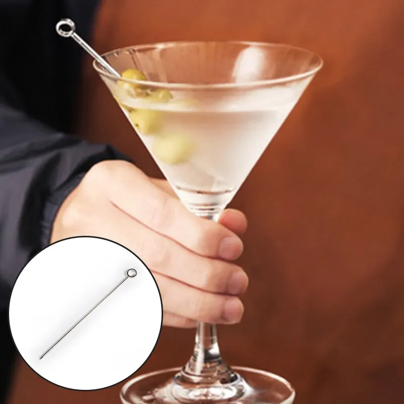 Многоразовые палочки для коктейлей из нержавеющей стали разные цвета отлично