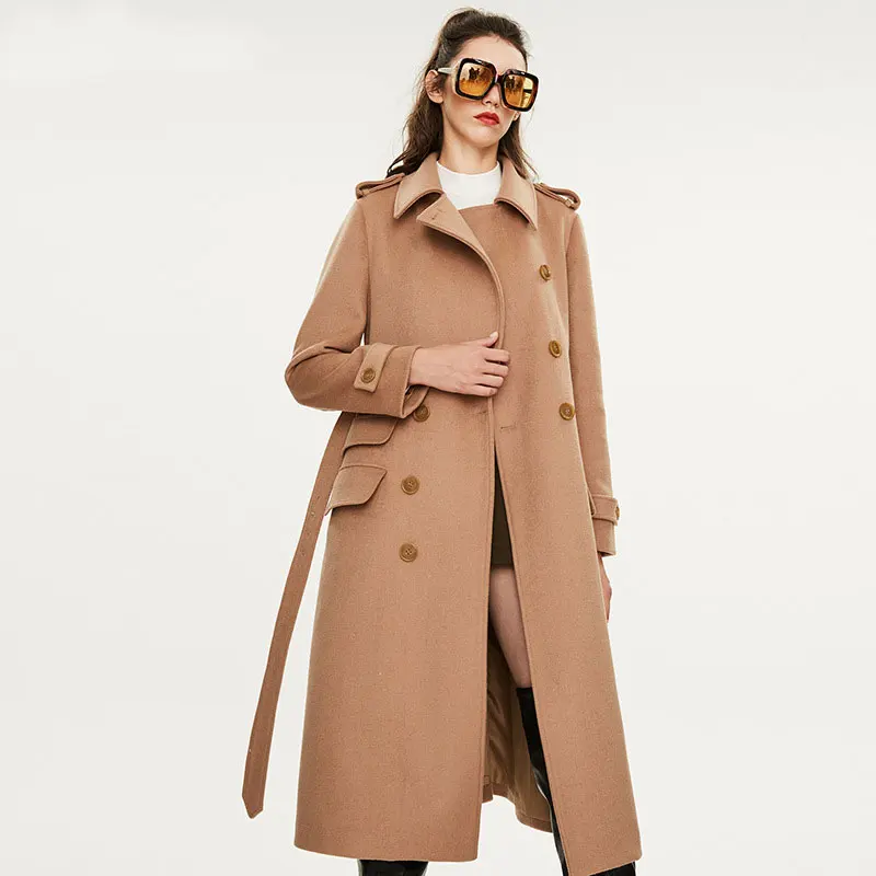 Женское толстое длинное пальто офисные куртки женское уличное зимнее шерстяное