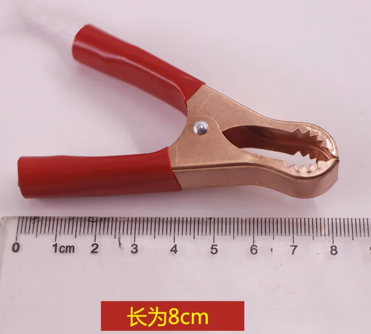 Зажим автомобиля с формой крокодила зажимы для аккумулятора типа крокодил 50A