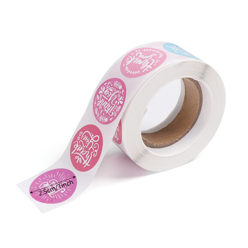 500 шт./рулон герметизирующие наклейки цветочное украшение бумажная упаковка