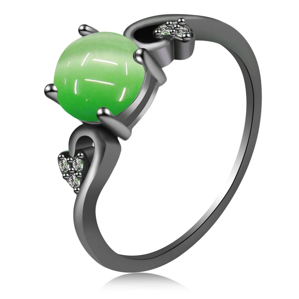 Женское кольцо кошачий глаз в форме циркона обручальное модное праздничное