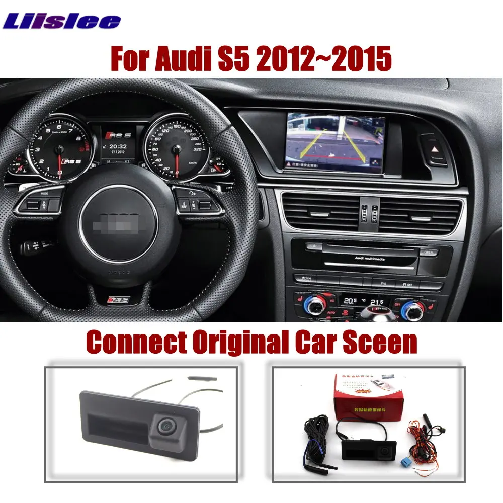 Автомобильная камера заднего хода для Audi A5/S5 2012 2013 2014 2015 автомобильная
