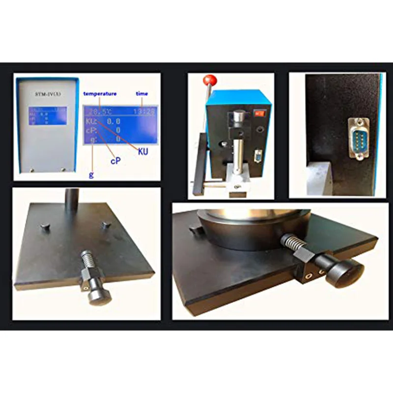 Визикометр Stormer с индикатором времени измеритель температуры CP g KU краски