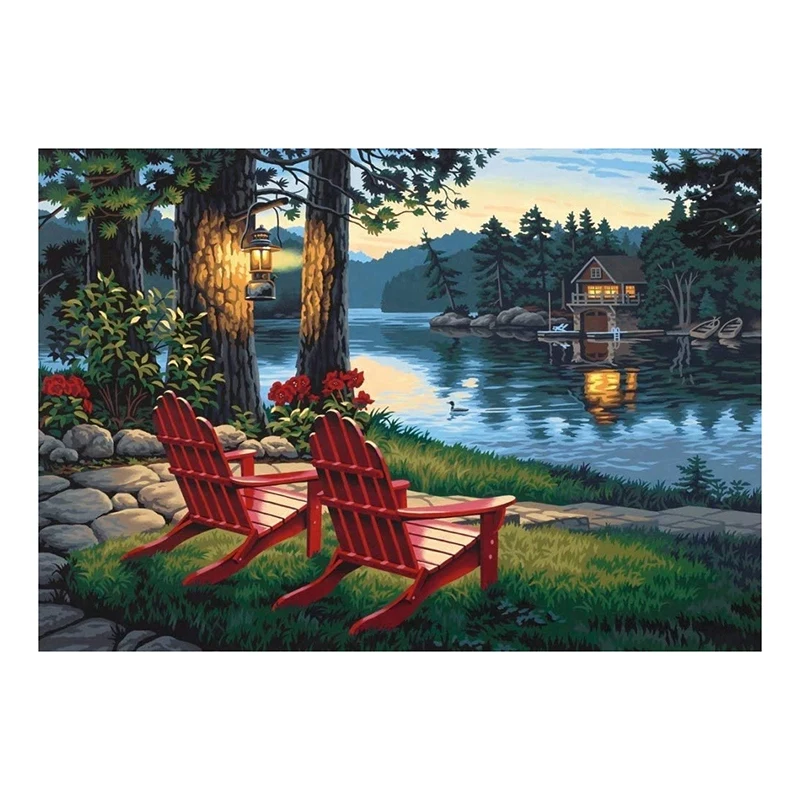 Набор для рисования по номерам взрослых 16 х20 дюймов набор акриловыми красками