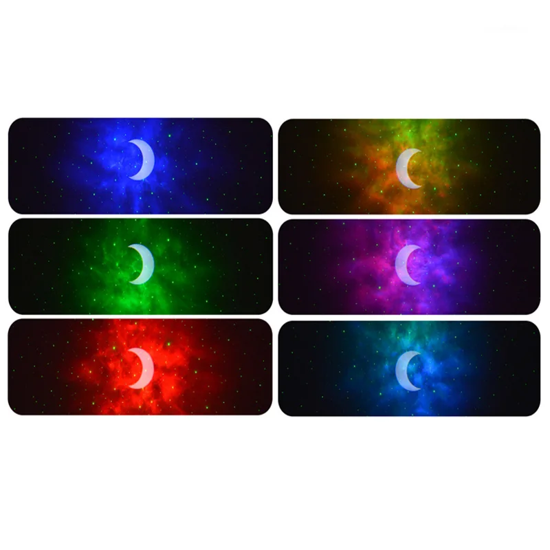 Детский проектор с движущимися эффектами звезда небо радужные огни Луна