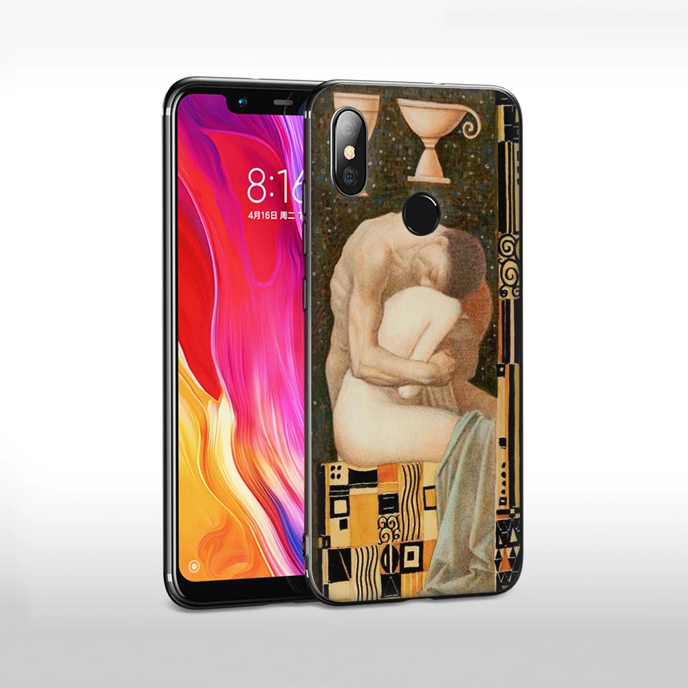 Kiss by Gustav Klimt дизайнерский ТПУ силиконовый чехол для телефона Xiao mi Red 7A 8A K20 Note 8 9T A3 Pro