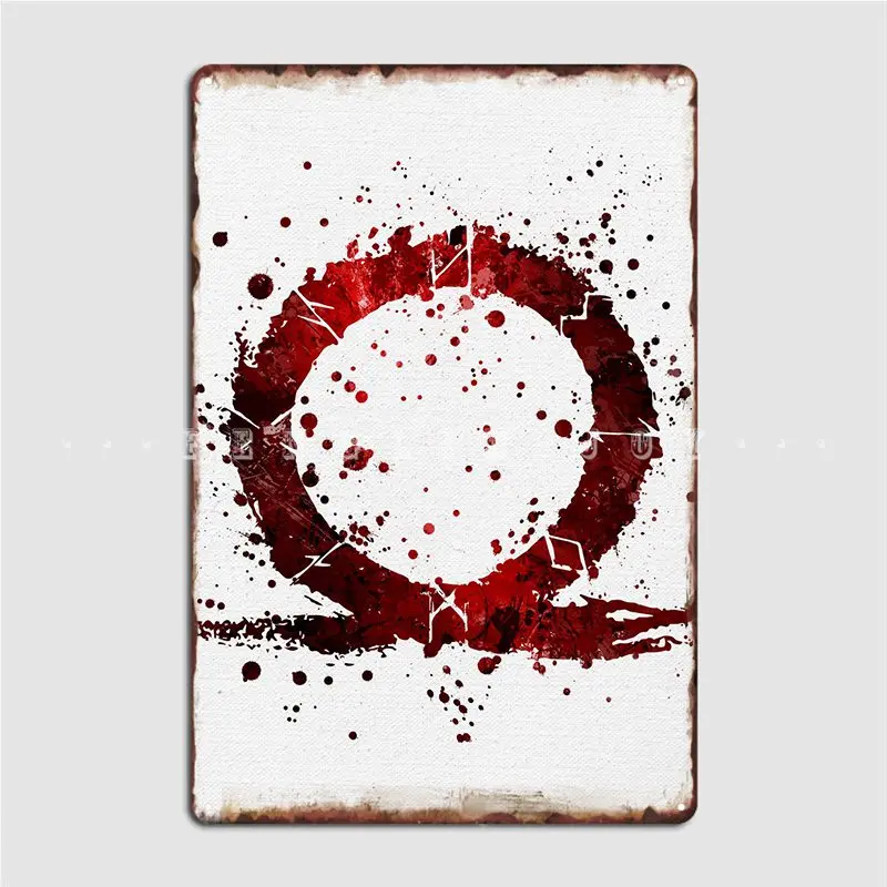 

God Of War Metal Plaque Poster Club Plates Party Customize Tin sign Poster