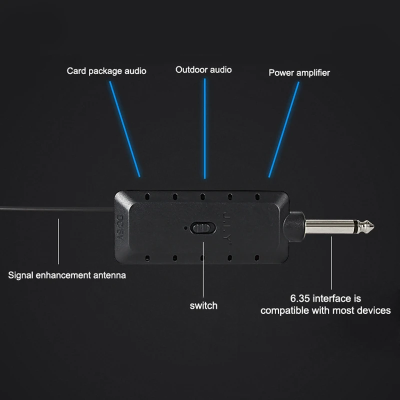 

Wireless Microphone One Drag Two U Section Universal Head-Mounted Power Amplifier Microphone Portable