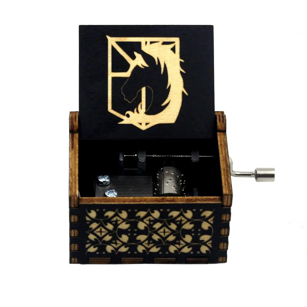 Хит атакующие гиганты Скаутинг Легион музыкальная шкатулка белая синяя черная