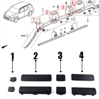 wooeight genuine car roof luggage rack cap delete remove cover fit for honda crv cr v 2002 2003 2004 2005 2006 car accessories