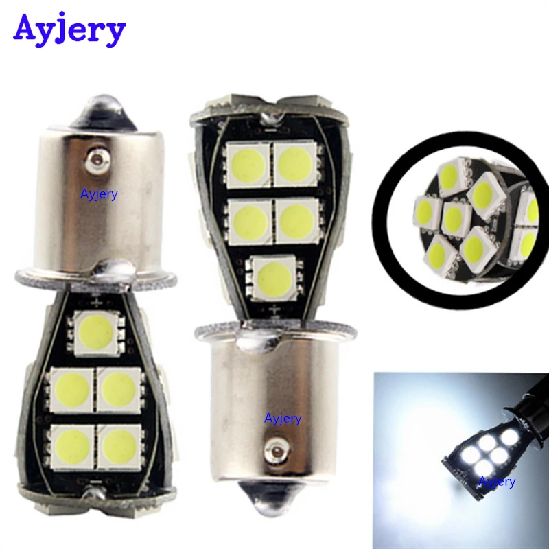 

AYJERY 10pcs CANBUS Error Free 12V S25 1156 BA15S 1157 BAY15D 5050 21 SMD 21 Led Car Auto Turn Signal Tail Light Break Light