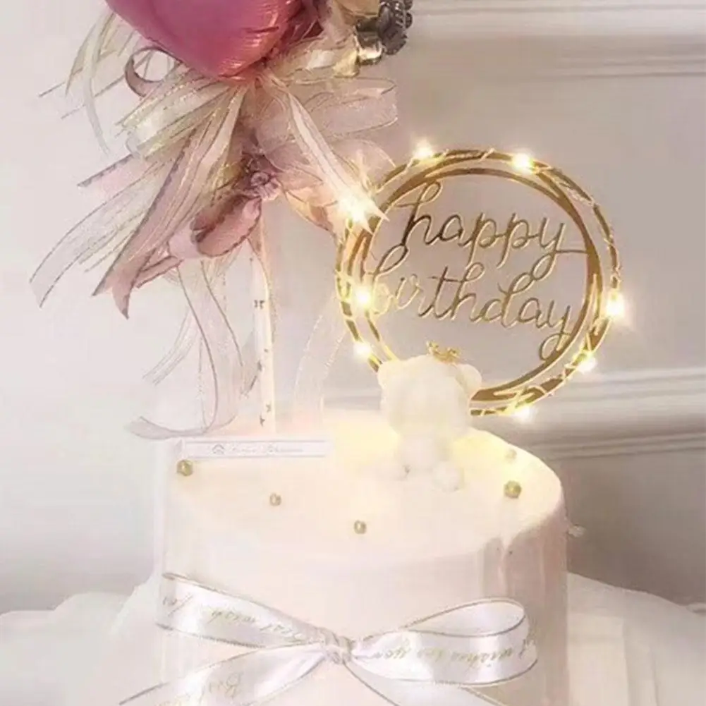 

Multicolor Cute Crown Bear Cake Decoration Cake Decoration Bear Birthday Decoration For Baking Cake Party Supplies Tools G0D1