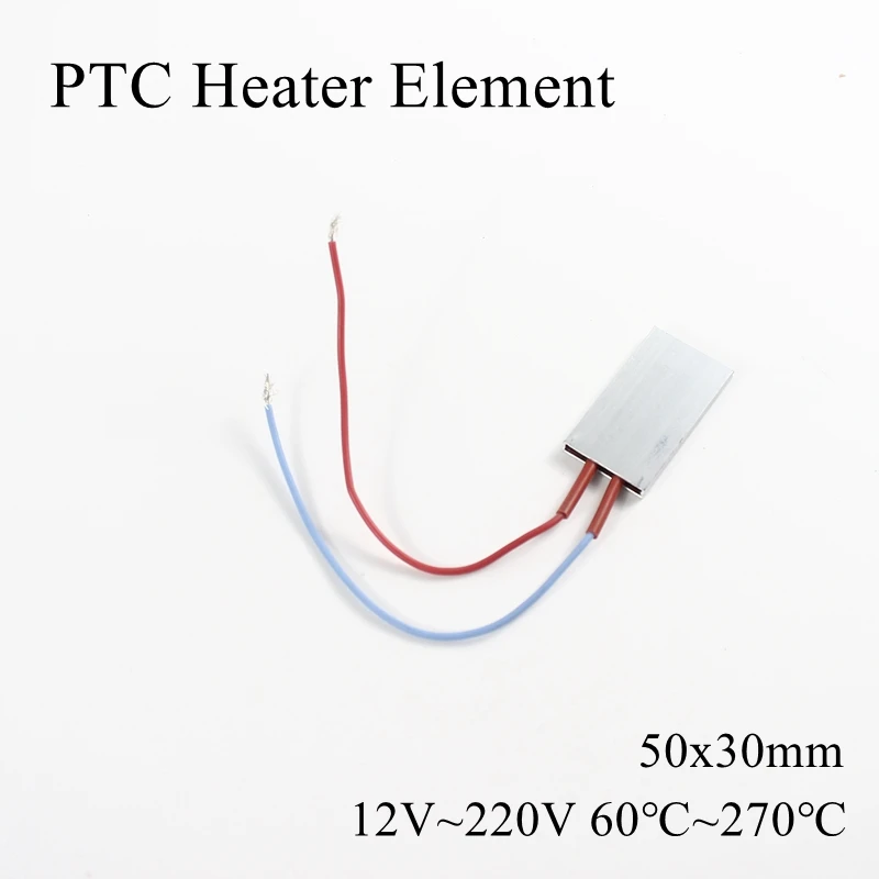 50x30 мм 12V 220V нагревательный элемент постоянного постоянный Температура термистор