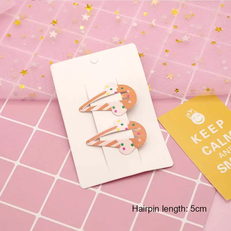 Аксессуары для волос девочек 44 цвета набор заколок с мультяшным ананасом радугой