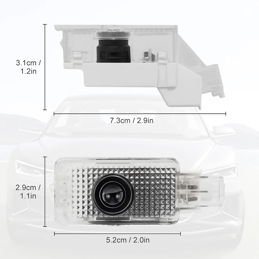 2 20 штук для Honda логотип двери автомобиля Led Добро пожаловать лазерный проектор