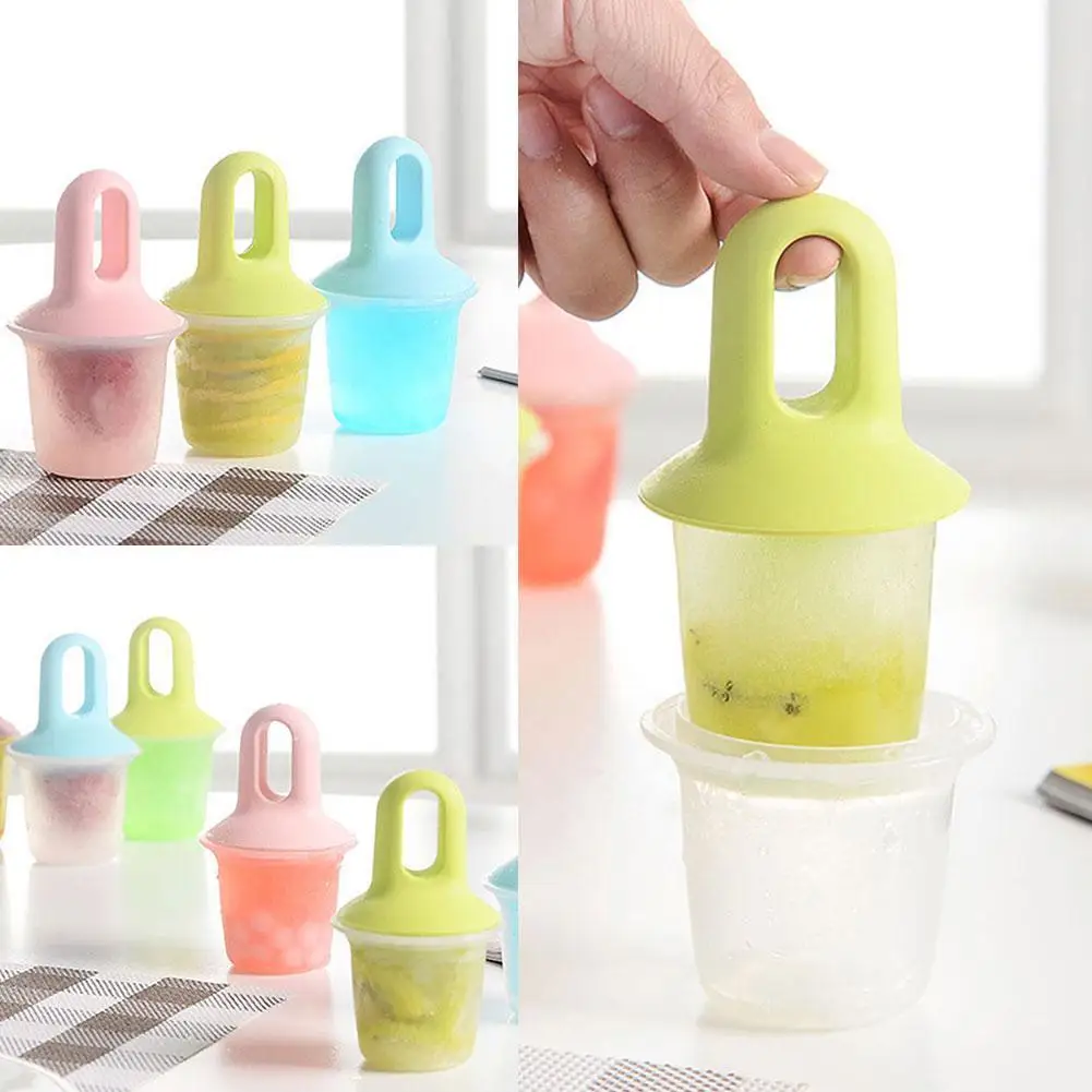 

Mini Ice Pops Mold Ice Cream Ball Lolly Maker Popsicle Molds Baby Fruit Shake Ice Cream Mold Kitchen Tools & Gadgets Tools