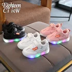 Светящиеся кроссовки для детей, новинка 2021, светящаяся обувь для мальчиков и девочек, спортивная обувь для бега, детские кроссовки для маленьких детей