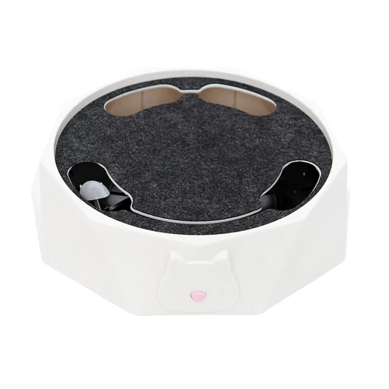 

Creative Electric Cat Tray Training Toys Funny Scratching Device Mouse Interactive Pet Toy Puzzle Game Play Exciting Cat Toys