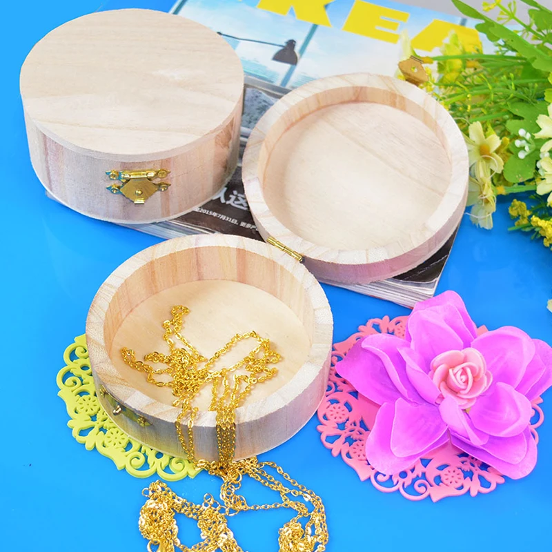 

Lipstick Boutique Gift Wooden Box Jewerly Storage Storage Packaging Jewelry Box As A Gift Box Storage Organizer Wooden Round Box