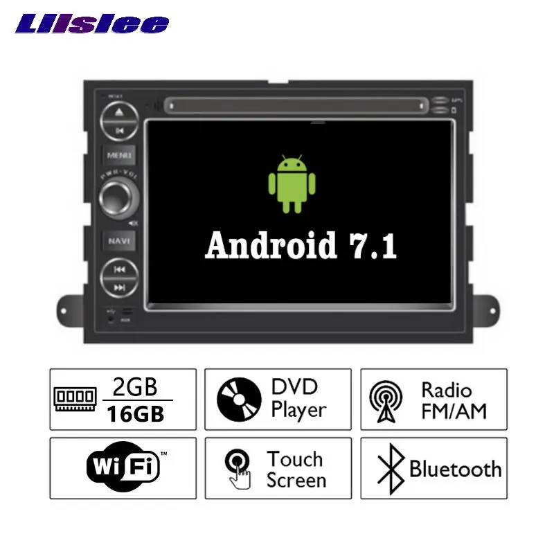 Liislee Android 7 1 2G RAM для Ford Edge 2007 ~ 2009 Автомобильный Радио Аудио Видео Мультимедиа DVD
