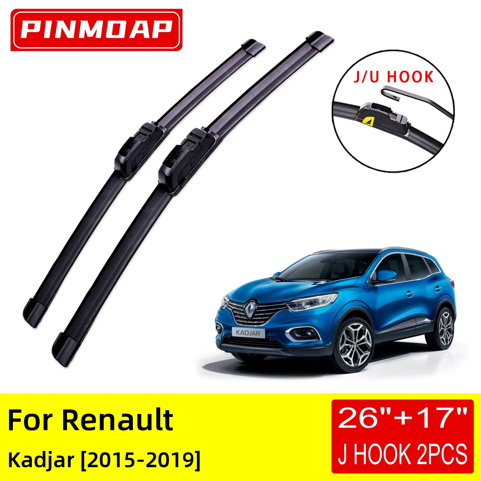 

Щетки стеклоочистителя для Renault Kadjar 2015 2016 2017 2018 2019