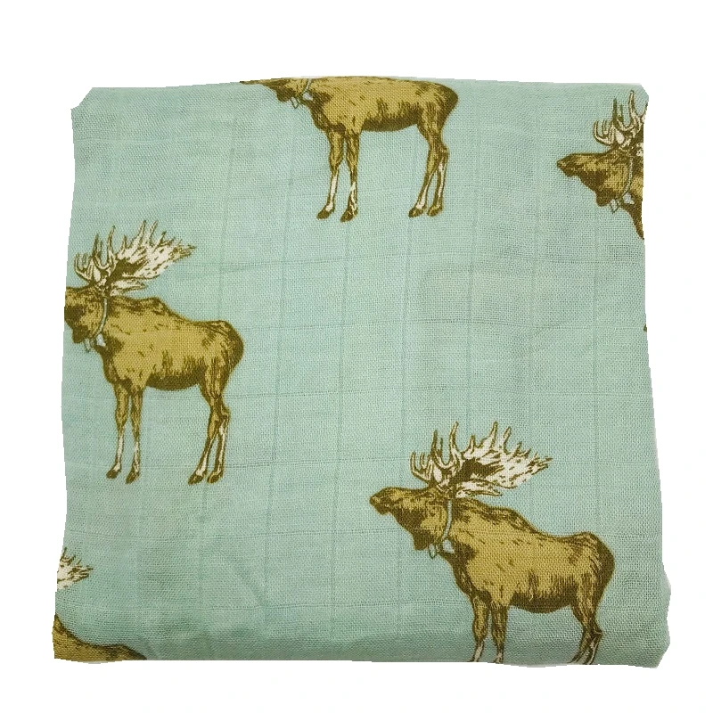 Бамбуковые муслиновые пеленальные Обёрточная бумага Одеяло аксессуары для