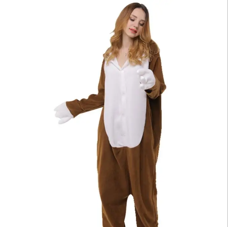 Пижама-Комбинезон кигуруми в виде животных для взрослых кошки медведя акулы