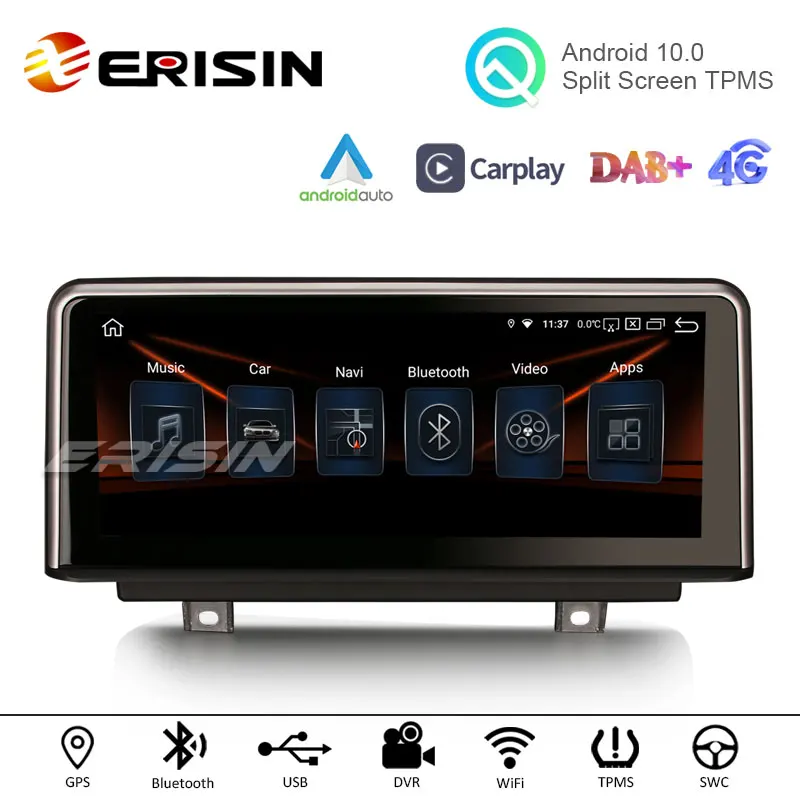 Erisin 2830 10 25 &quotIPS Android 0 автомобильное Стерео GPS радио OEM CD плеер для BMW 1er-F20/F21 3er-F30/F31/F34