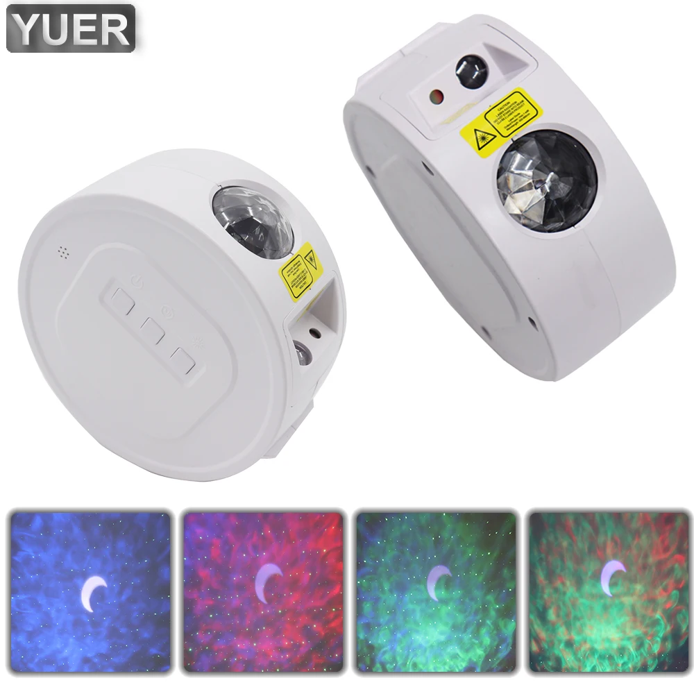

Bluetooth Star Sky Laser Projector Star Light Projection Ocean Waving Light Rotation Night Lighting Lamp Kids Gift Music Control