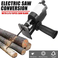 reciprocating saw adapter electric drill modified electric saw with sawblade power tool wood cutter machine attachment adapter