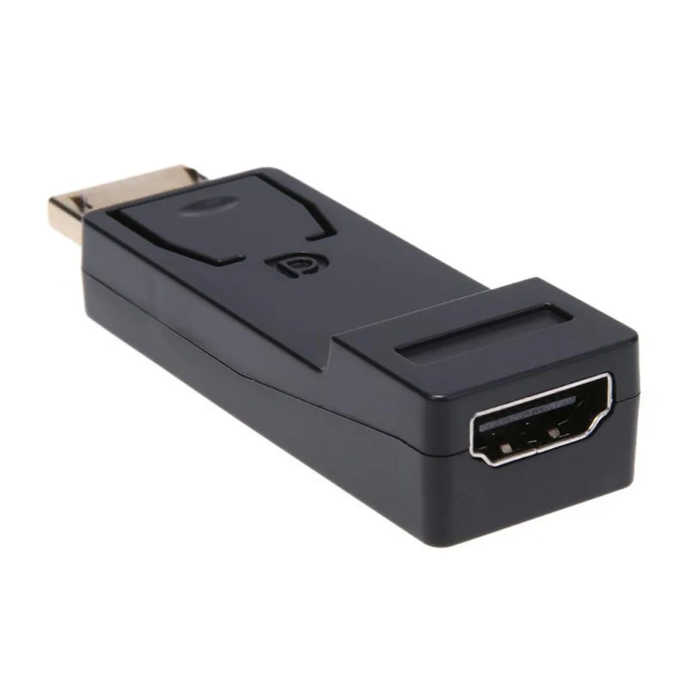 

2K Display Port DP Male To HDMI Female Converter For 1080P HDTV PC Connector Display Port DP Male to HDMI Female Black