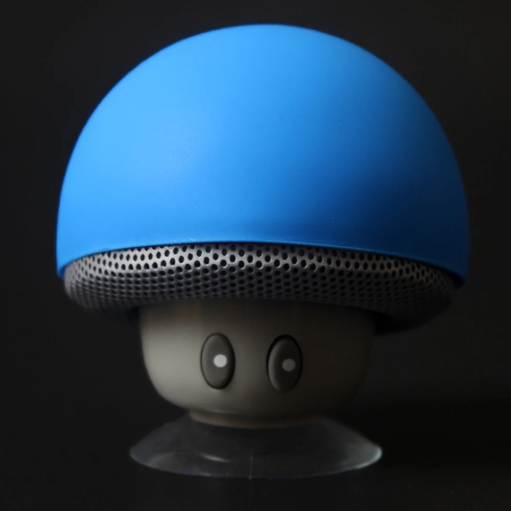 Мультфильм Гриб беспроводной altavoz bluetooth динамик водостойкая присоска Мини bluetooth динамик аудио открытый портативный кронштейн