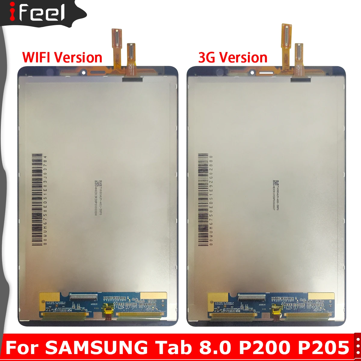 ЖК дисплей для Samsung Galaxy Tab 8 0 SM P200 с сенсорным экраном в сборе заменитель /P205