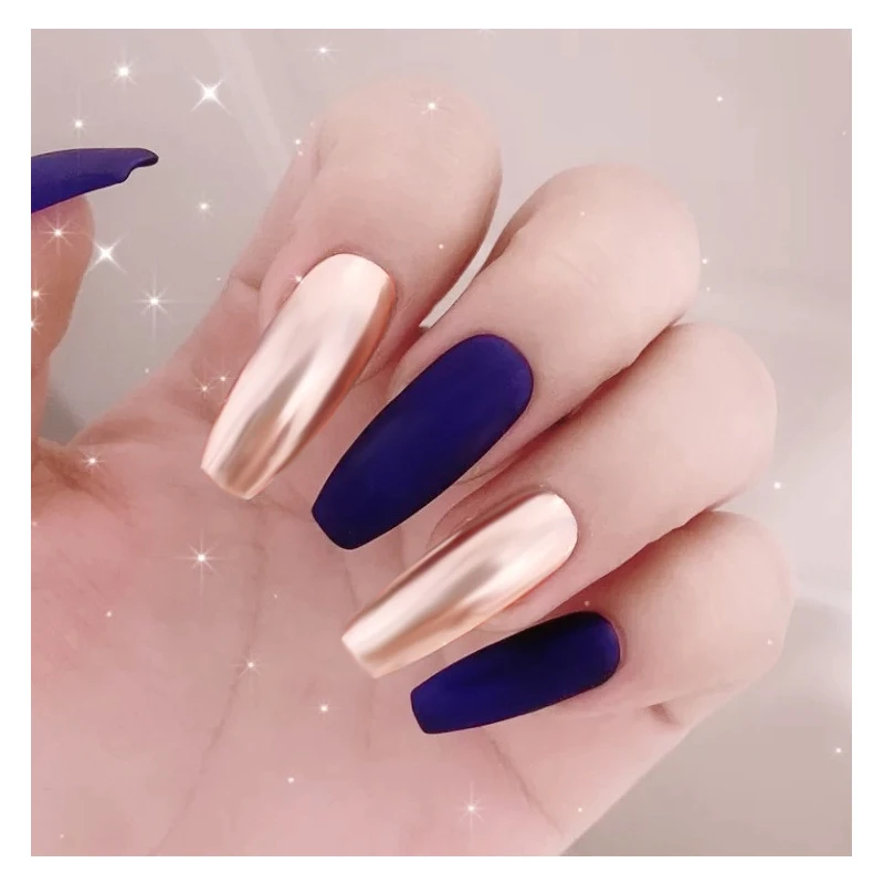 Ручка с двумя насадками для маникюра воздушная подушка волшебная зеркальная