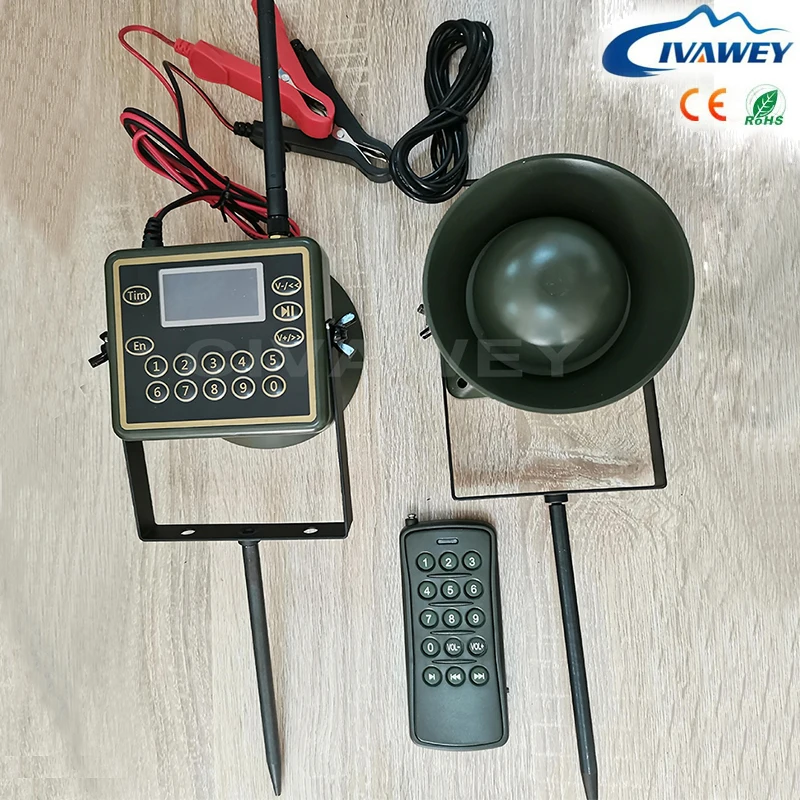 2x60 Вт громкоговоритель Электрический Гусь ворона утка звонящий диких животных