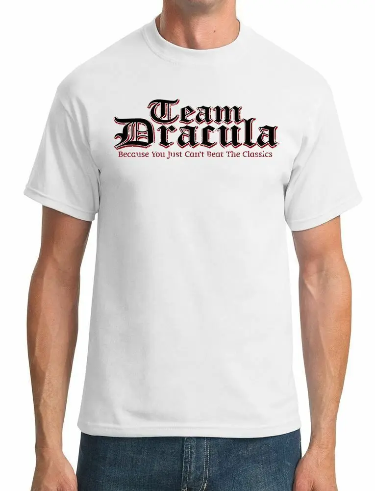 Забавная Мужская футболка Team Dracula дешевая мужская с круглым вырезом | одежда