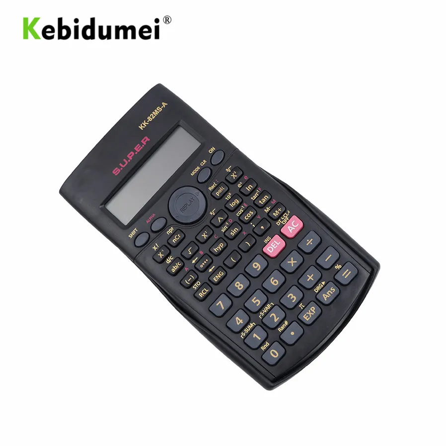 Kebidumei портативный офисный аккумулятор калькулятор для студентов школы пластиковый Калькулятор Многофункциональный для математики