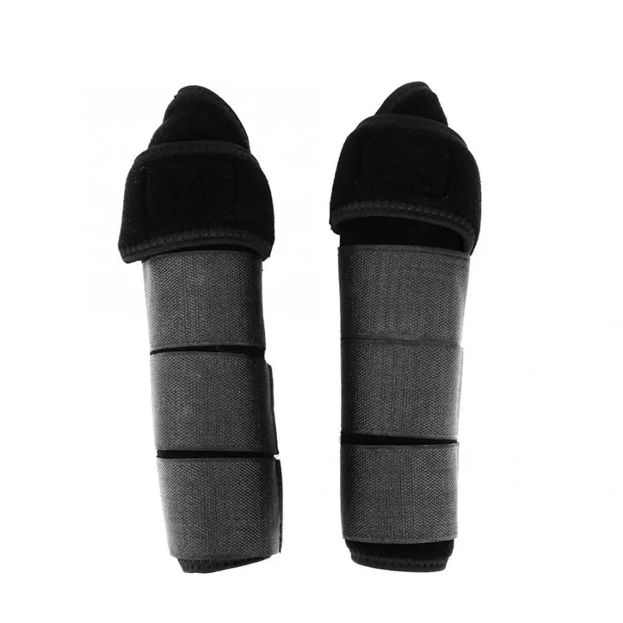 

2 PCS Black Horse Leg Boots Equine Front Leg Horse Boots Wrap Equestrian Leg Protection Neoprene Horse Hock Brace Protection