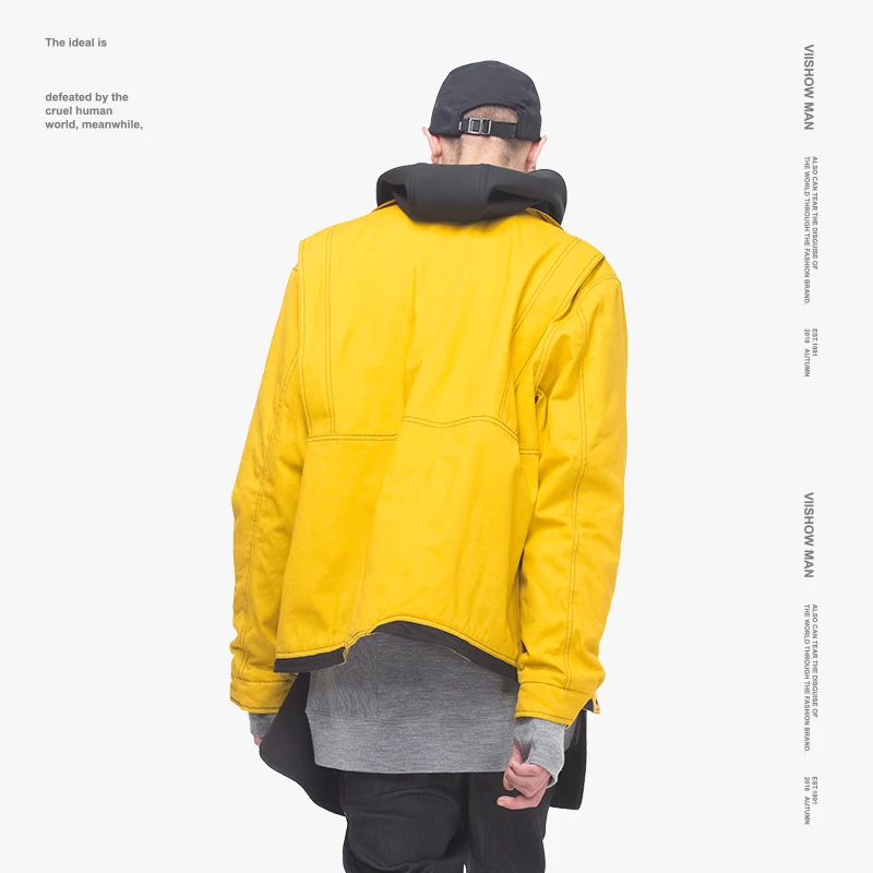 VIISHOW мужские зимние парки брендовая мужская зимняя куртка Мужская одежда 2018