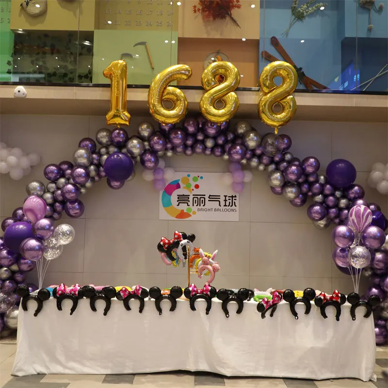 50 шт. свадебные принадлежности латексные шары перламутровые металлические яркие