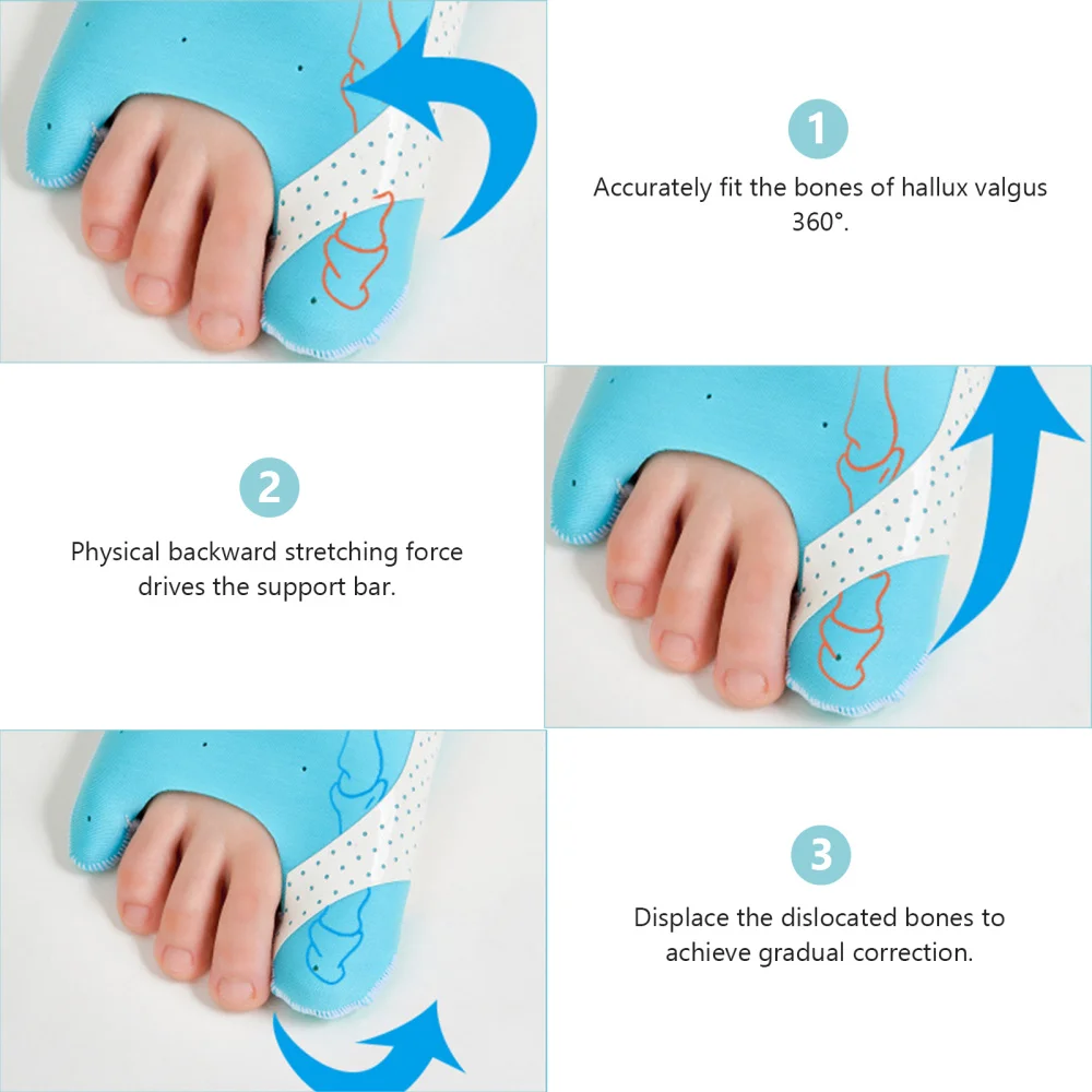 

1pc Toe Separator Toe Corrector Toe Orthotic Thumb and Toe Valgus Orthotics