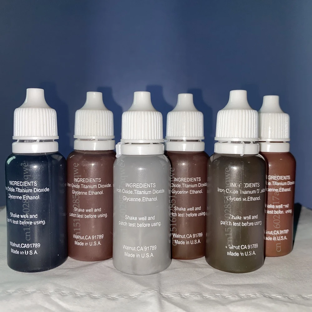 

Татуировки пигментные чернила 15 мл/бутылка безопасный Постоянный татуировки Поставки красок для тела Красота татуировки для профессионал...