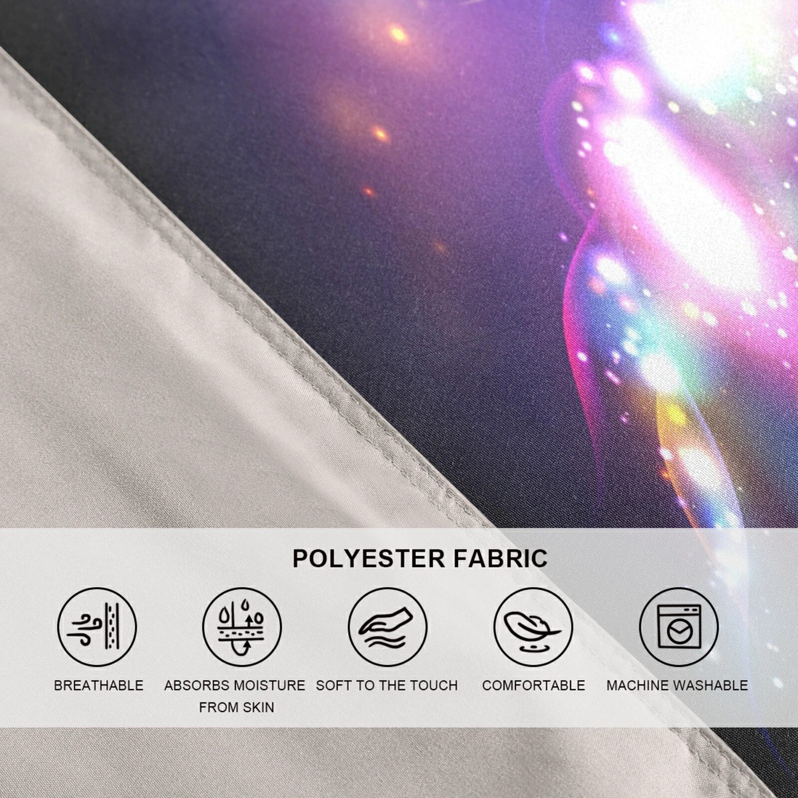 Детский комплект постельного белья с рисунком единорога пододеяльник простыня