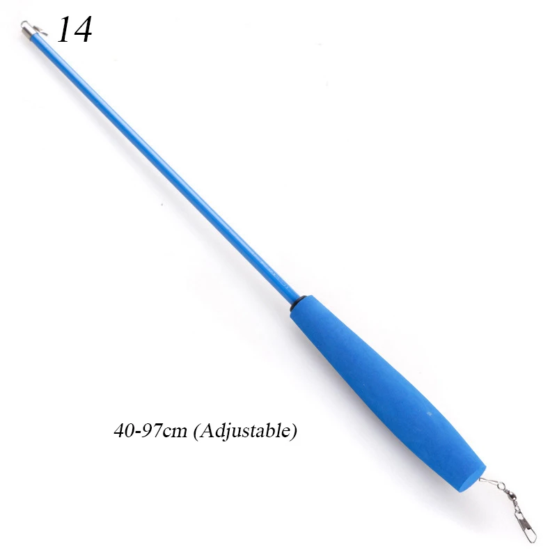 

New Cute Funny Cat Stick Exercise Cat Teaser Cat Wand Extendable Cat Toy Having Fun Replacement Pets Feather Toys Wholesale