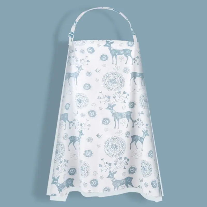 

Breastfeeding Nursing Cover Full Coverage Adjustable Breathable Double Layer Privacy Feeding Apron