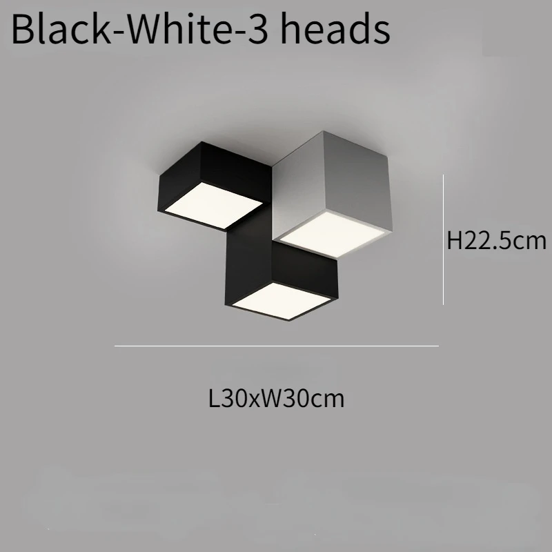 Минималистичные комбинированные металлические потолочные лампы в